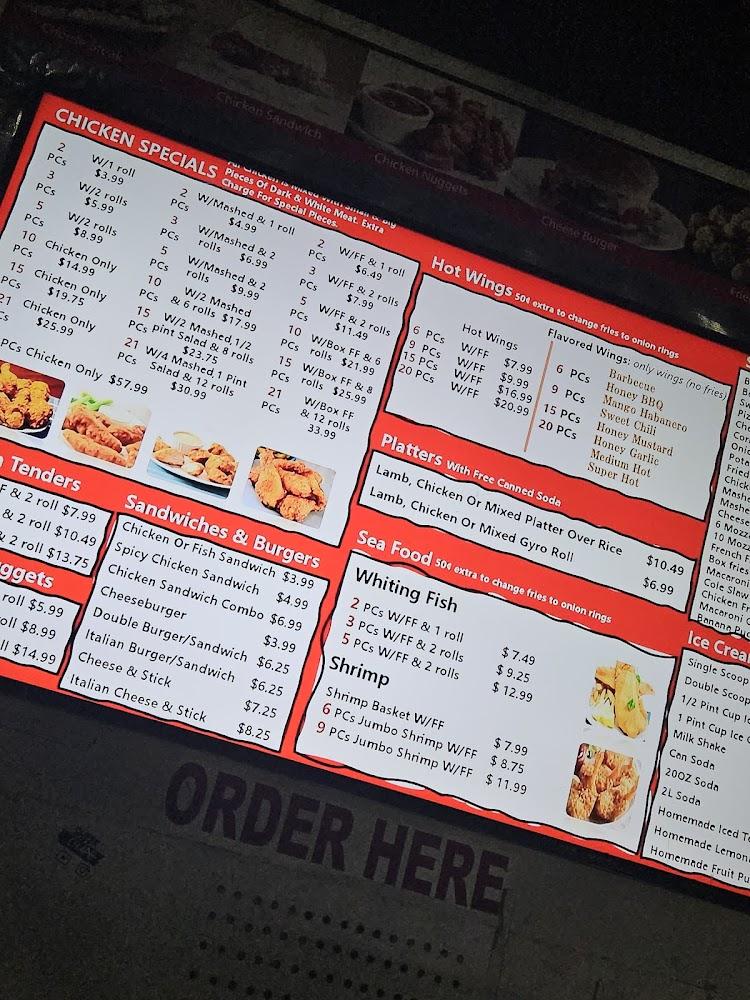 American Fried Chicken Menu image 3